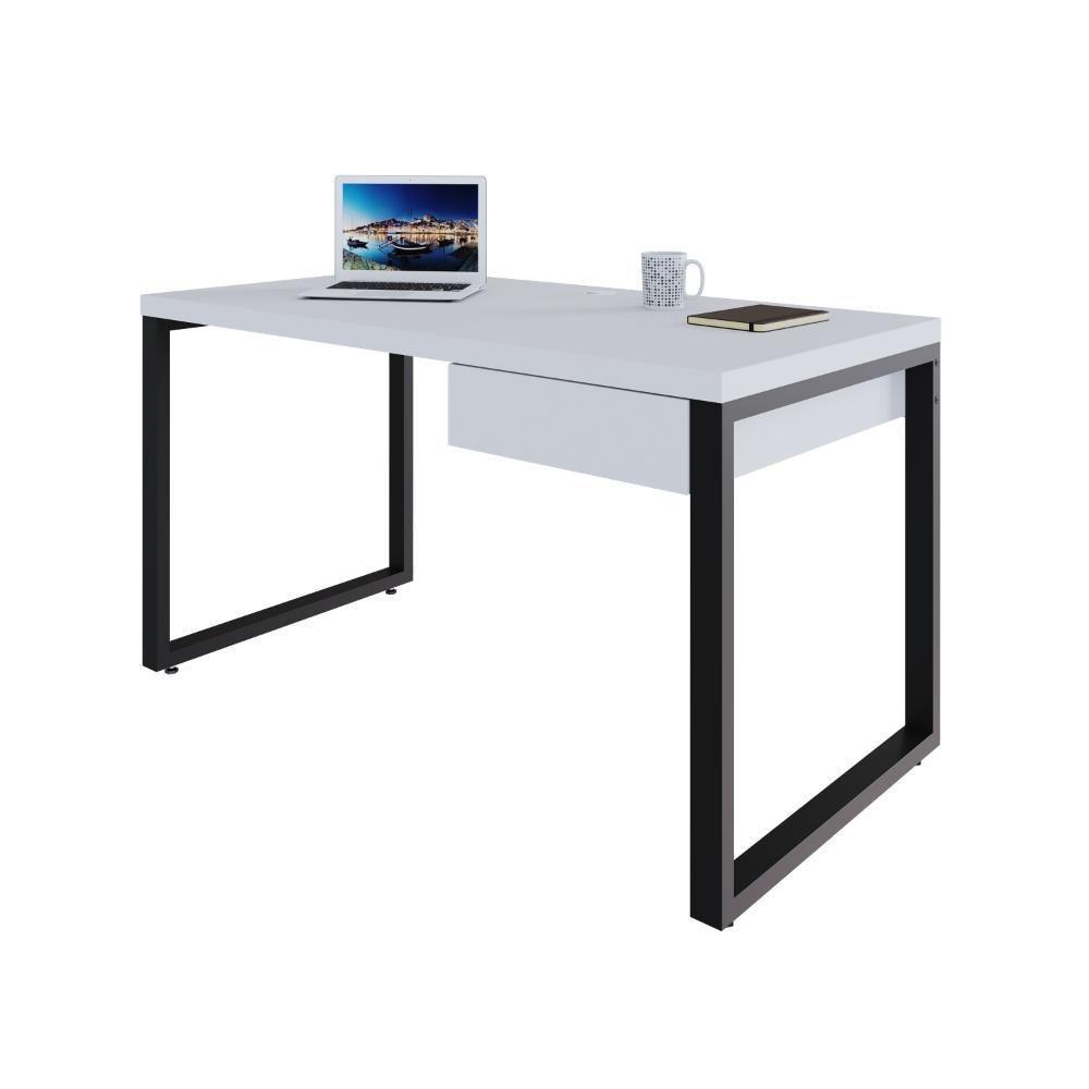 Mesa Operacional C-01gav. 135x70x75cm Yon Branco Tx-est.preta Branco Tx-est.preta - 5