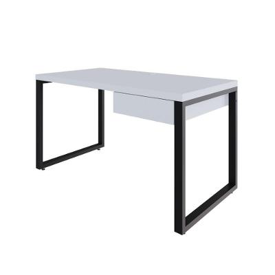 Mesa Operacional C-01gav. 135x70x75cm Yon Branco Tx-est.preta Branco Tx-est.preta