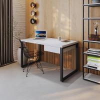 Mesa Operacional C-01gav. 135x70x75cm Yon Branco Tx-est.preta Branco Tx-est.preta - 2