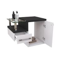 Gabinete Para Banheiro C-cuba Q355 E Espelheira Legno 651 Branco Chess C-preto ônix - 6