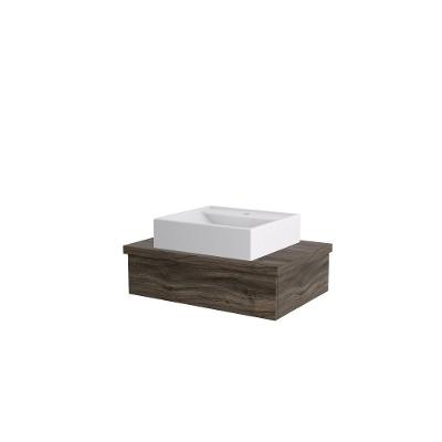 Conjunto Bancada C-cuba Q39 Metrópole 600 Carvalho Carvalho Dark