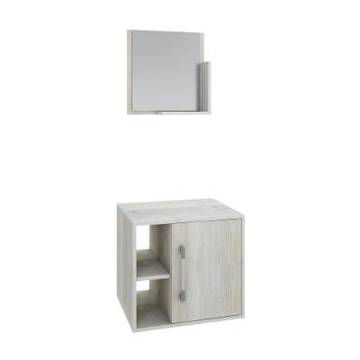 Conjunto Balcão E Espelheira Soft 500 Perffect Acetinado Snow