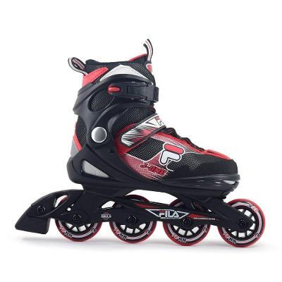 Patins Fila J-one Boy Infantil Ajustável Abec 5 P 26 Ao 30