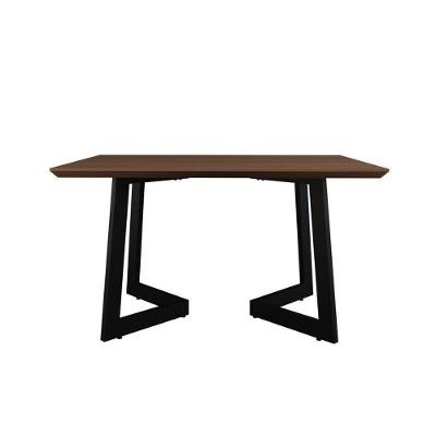 Mesa De Jantar Com Tampo Toronto 135 Cm Nogueira