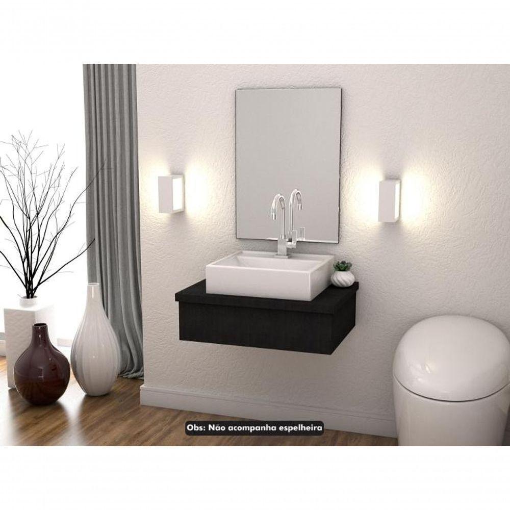 Conjunto Bancada C-cuba Q39 Metrópole 600 Nogal Preto ônix - 5