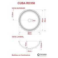 Conjunto Bancada C-cuba R35 E Prateleira Metrópole 605 Nogal Preto ônix - 2