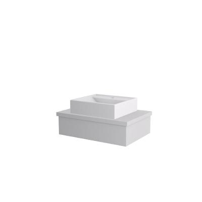 Conjunto Bancada C-cuba Q39 Metrópole 600 Perffect Acetinado Branco Chess