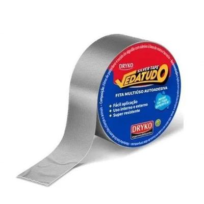 Fita Silver Tape 44mmx05m Prata Dryko-1040044005
