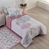 Edredom Solteiro Hipercal 400 Fios Juvenil Estampado 5 Peças - Ballerina - 2