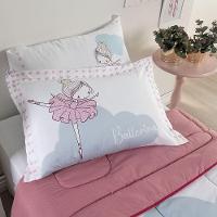 Edredom Solteiro Hipercal 400 Fios Juvenil Estampado 5 Peças - Ballerina - 6