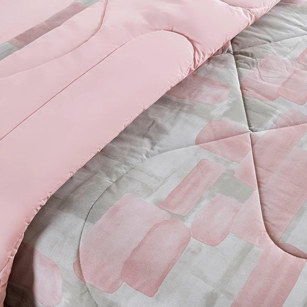 Edredom Casal Padrão Cotton Select Dupla Face 200 Fios 1 Peça - Quadri - 3