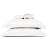 Jogo De Lençol Casal Padrão Slim Micropercal 200 Fios 3 Peças - Branco - 1