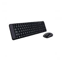 Combo Teclado E Mouse Wireless Logitech Mk220 Usb Preto... - 1