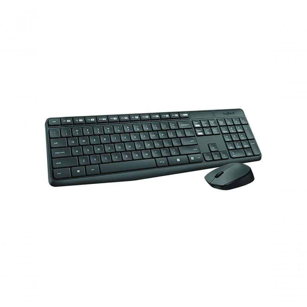 Combo Teclado+mouse Logitech Mk235 Wireless Compact Usb... - 2