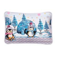 Jogo De Lençol Alegria Solteiro 2 Peças Infantil Estampado Malha 100% Algodão - Pinguins - 2