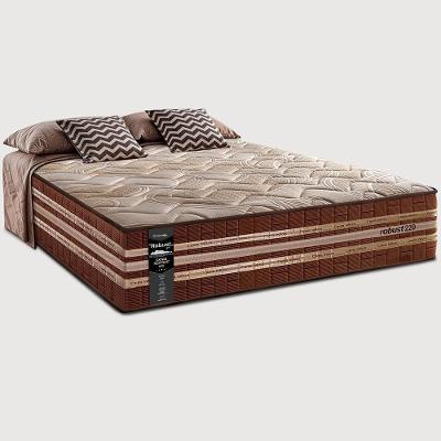 Colchão Queen Com Espuma Látex 158x198x38 Robust Gel 220 Caramelo Cama Inbox