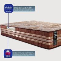 Colchão Solteiro Com Espuma Látex 88x188x38 Robust Gel 220 Caramelo Cama Inbox - 6