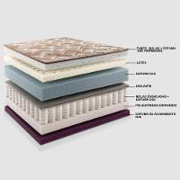 Colchão Solteiro Com Espuma Látex 88x188x38 Robust Gel 220 Caramelo Cama Inbox - 8