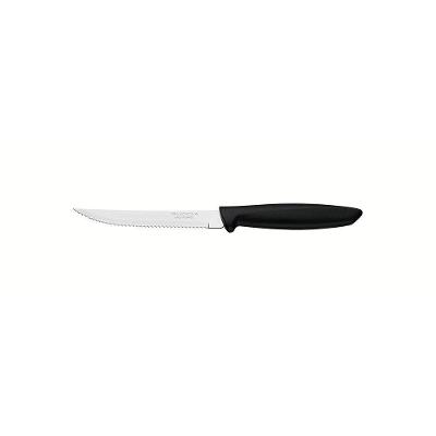 Faca Para Churrasco E Frutas Tramontina Plenus Lâmina De Aço Inox E Cabo Polipropileno Preto 5 Tramontina