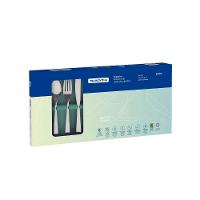 Faqueiro Tramontina Maresias Em Aço Inox Com Facas Para Churrasco Acabamento Em Brilho 24 Peças Tramontina - 2