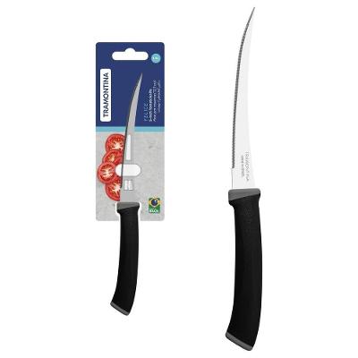 Faca Para Tomate Tramontina Felice Aço Inox Cabo De Polipropileno Preto 5 Tramontina