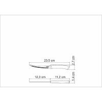 Faca Para Tomate Tramontina Felice Aço Inox Cabo De Polipropileno Preto 5 Tramontina - 3