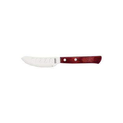 Faca Para Pizza Tramontina Com Lâmina Em Aço Inox E Cabo De Madeira Tratada Polywood Vermelho 4 Tramontina