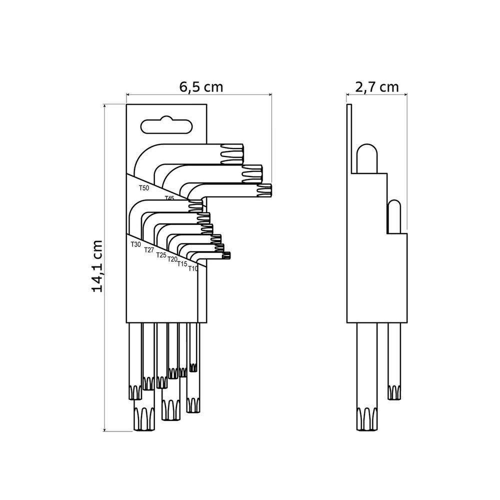 Jogo De Chaves Trafix 9 Peças Tramontina Master Tramontina - 2