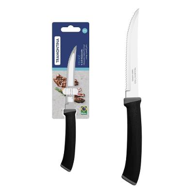 Faca Para Churrasco Tramontina Felice Com Lâmina Em Aço Inox E Cabo De Polipropileno Preto 5 Tramontina