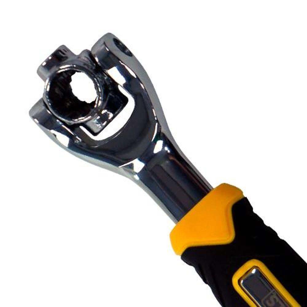 Chave Multifuncional 48 Em 1 Dtools - Cabo Anatômico - Aço Cromo-molibdênio - Bitolas 8mm A 19mm - 3