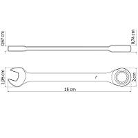 Chave Combinada Com Catraca 9 Mm Tramontina Master Tramontina - 2