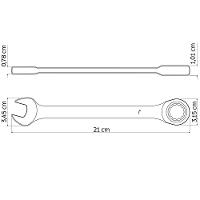 Chave Combinada Com Catraca 16 Mm Tramontina Master Tramontina - 2