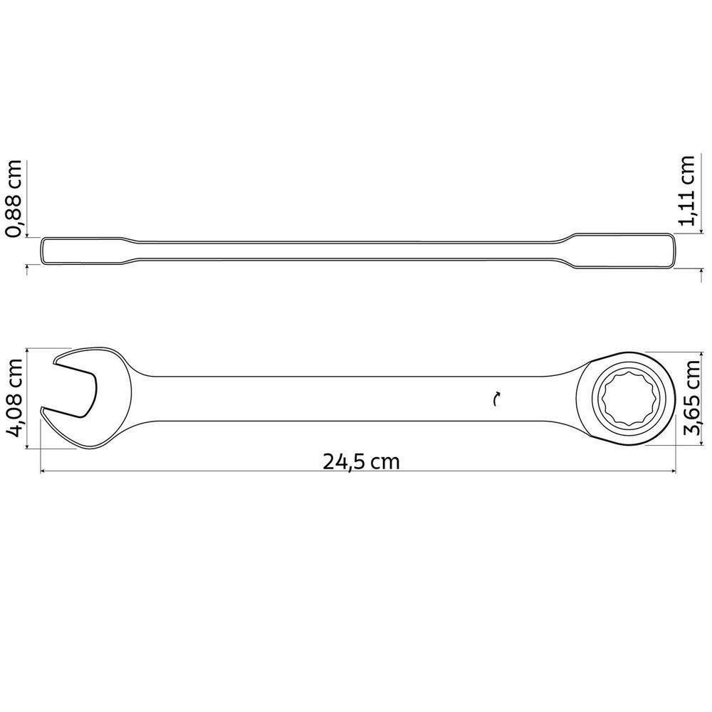 Chave Combinada Com Catraca 19 Mm Tramontina Master Tramontina - 2