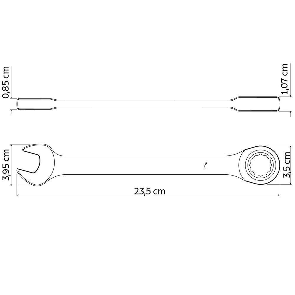Chave Combinada Com Catraca 18 Mm Tramontina Master Tramontina - 2