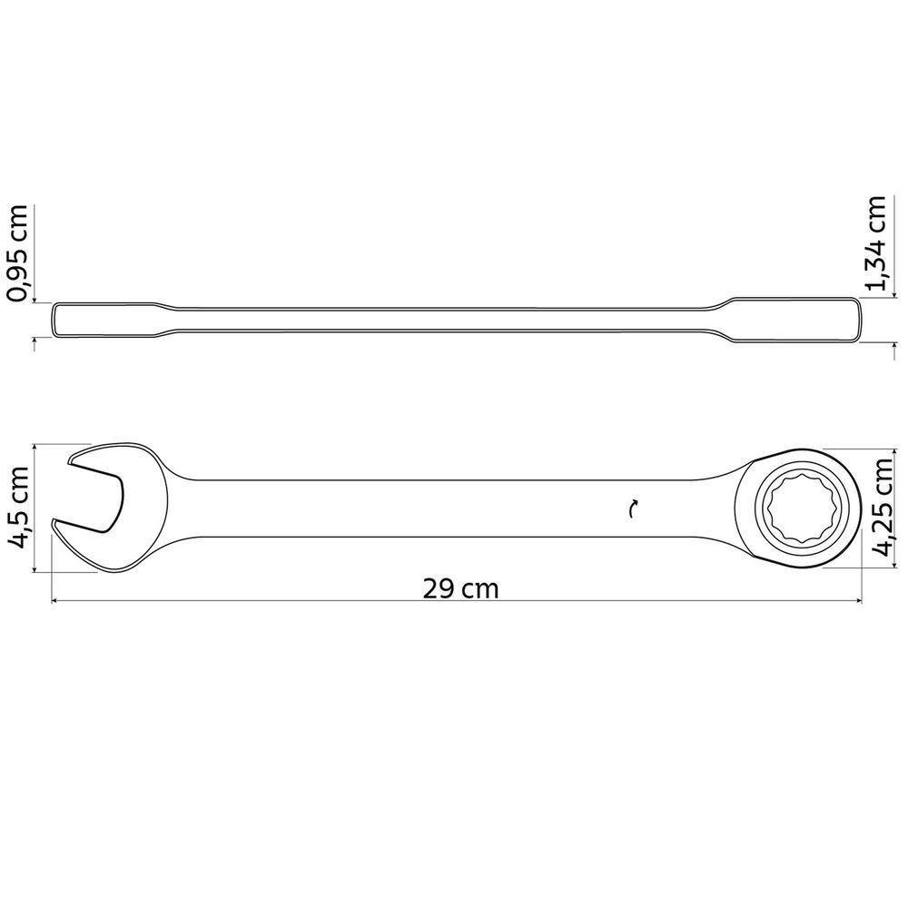 Chave Combinada Com Catraca 23 Mm Tramontina Master Tramontina - 2