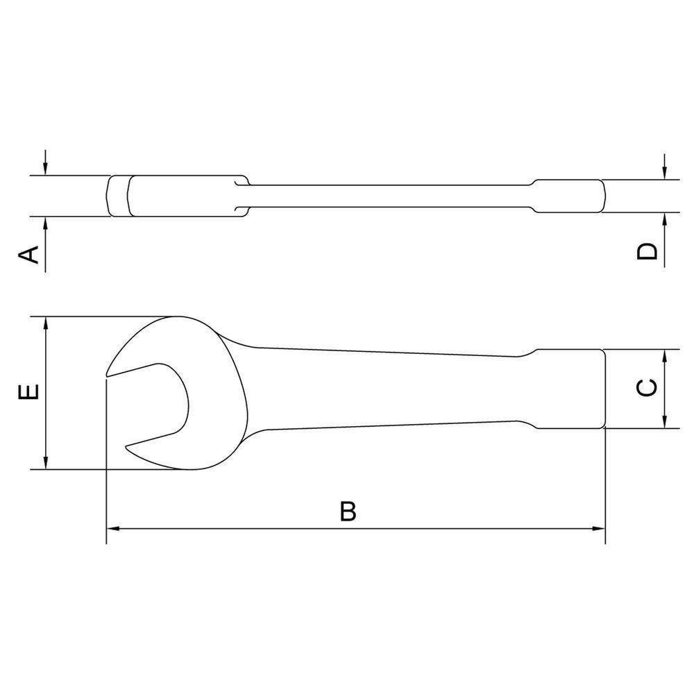 Chave Fixa De Bater 2.3/16 Tramontina Pro Tramontina - 3
