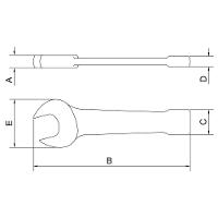 Chave Fixa De Bater 2.3/16 Tramontina Pro Tramontina - 3