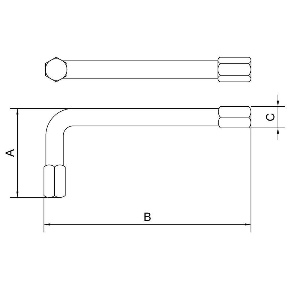 Chave Hexagonal Em Cobre-berílio 22 Mm Tramontina Pro Tramontina - 2