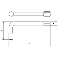 Chave Hexagonal Em Cobre-berílio 22 Mm Tramontina Pro Tramontina - 2