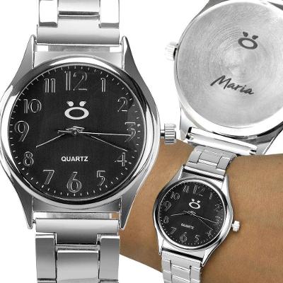 Relogio Feminino Qualidade Premium Prata Aço Inox Casual Casual Presente Social Original Moda