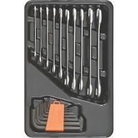 Módulo Chaves Fixas Hexagonais 19 Peças Tramontina Pro Orgnizador Ferramentas Gavetas Armários Tramontina - 1