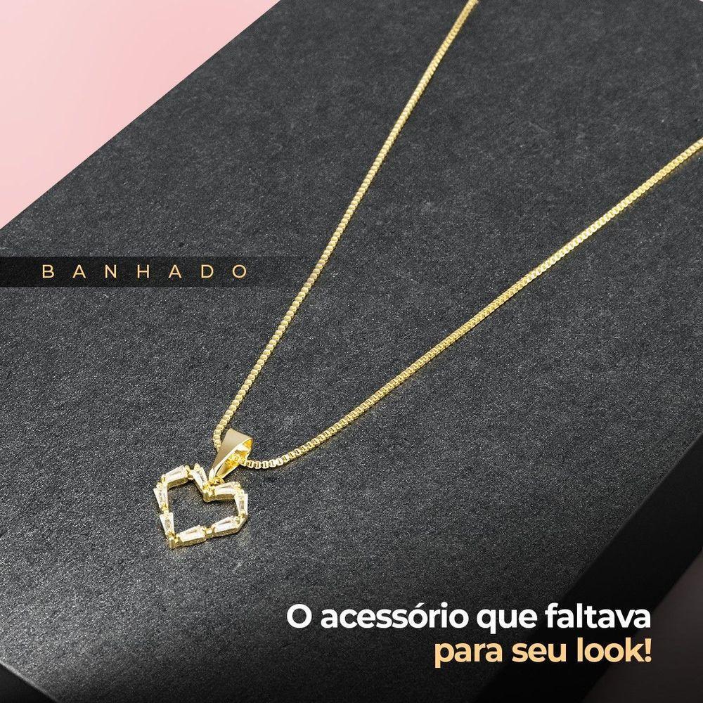 Relogio Feminino Digital Banhado Aço Inox + Colar Coração Moda Casual Qualidade Premium Stras Preto - 8
