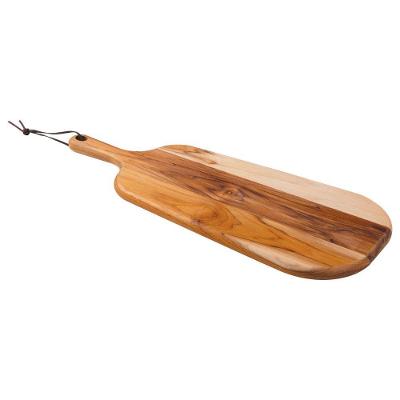 Tábua Para Pão Tramontina Provence Em Madeira Teca Fsc Com Cabo 48x19 Cm