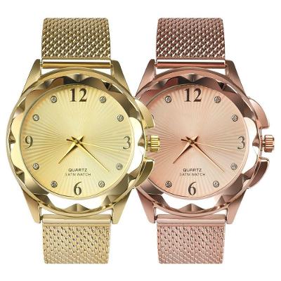 Kit 2 Relogio Feminino Qualidade Banhado Prova Dagua Dourado Presente Original Casual Rose Combo