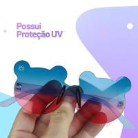 Relogio Digital Infantil Azul Menina Pulseira Oculos Sol Qualidade Premium Pulseira Ajustavel Menina - 2