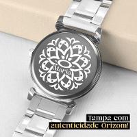 Relogio Feminino Aço Prata + Brincos + Caixa Inoxidável Presente Social Ponteiro Ajustavel Garantia - 3