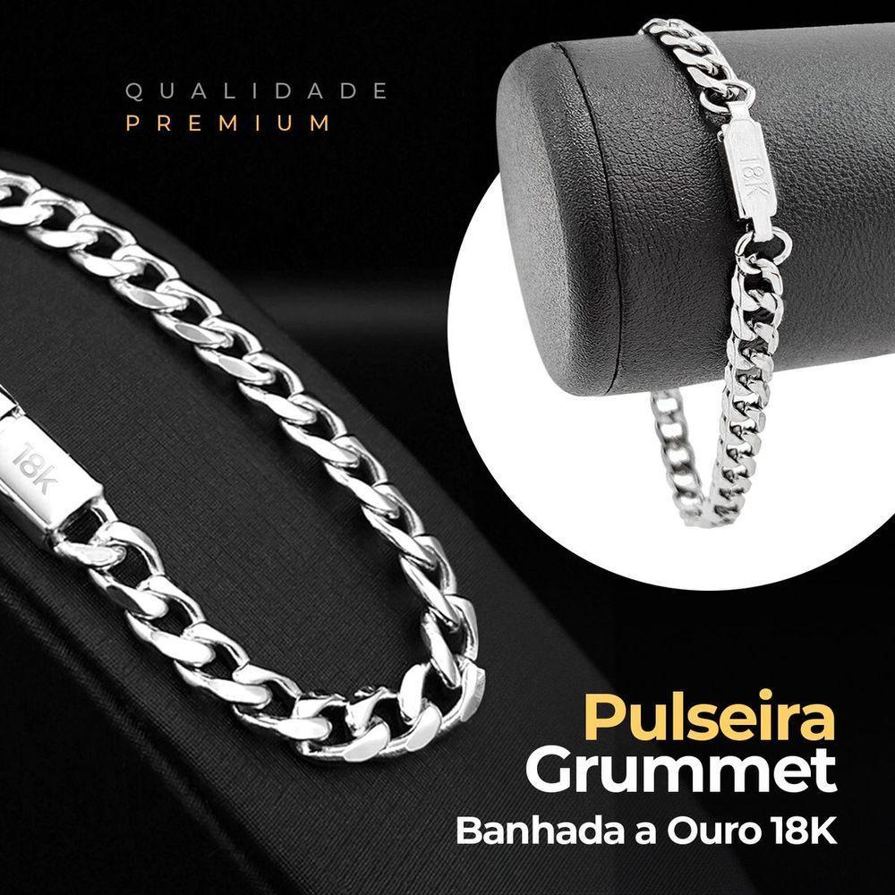 Relogio Masculino Aço Prova Dagua + Pulseira + Cordão Cruz Inoxidável Casual Qualidade Premium Prata - 6