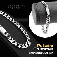 Relogio Masculino Aço Prova Dagua + Pulseira + Cordão Cruz Inoxidável Casual Qualidade Premium Prata - 6