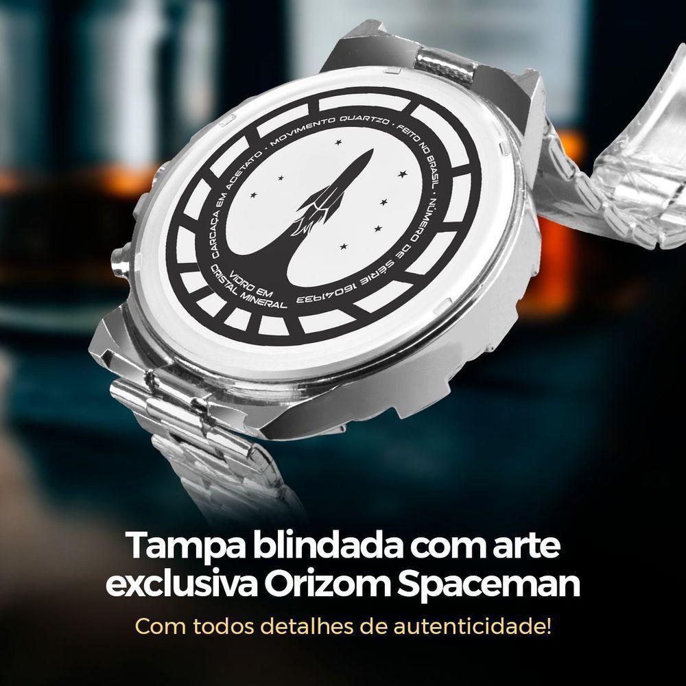 Relogio Masculino Aço + Pulseira + Cordão Social Religioso Ajustavel Presente Catolico Original - 4