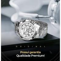 Relogio Masculino Aço + Pulseira + Cordão Social Religioso Ajustavel Presente Catolico Original - 6